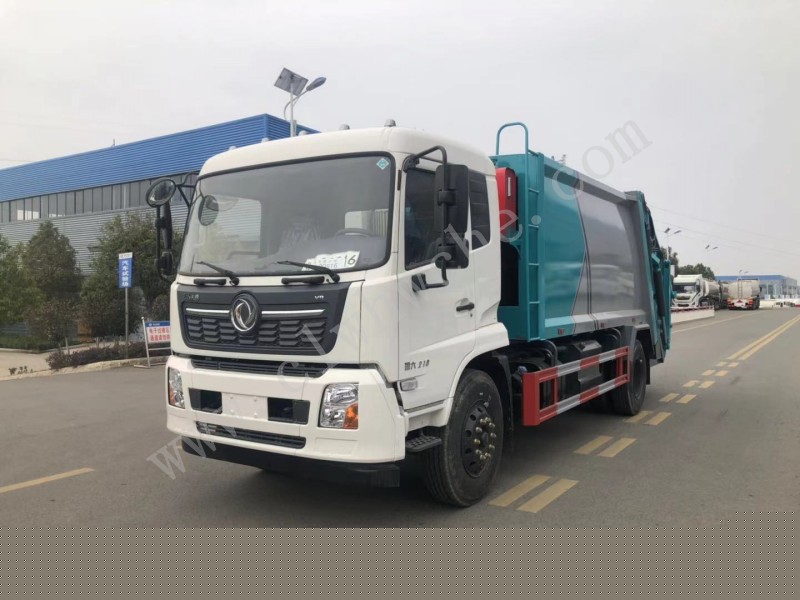 東風(fēng)天錦14方壓縮式垃圾車(chē) 全落地斗現(xiàn)車(chē)有優(yōu)惠  壓縮式垃圾車(chē)廠(chǎng)家